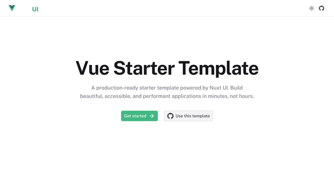 Template Starter screenshot